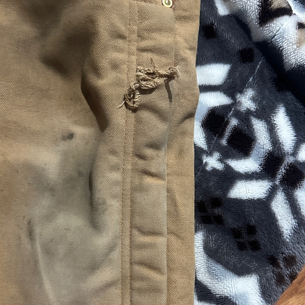 Carhartt Brown Men's Work Overalls - Picture 6 of 16